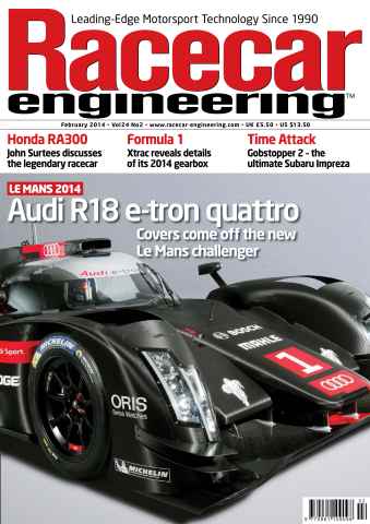Racecar Engineering issue Racecar Engineering Feb 2014