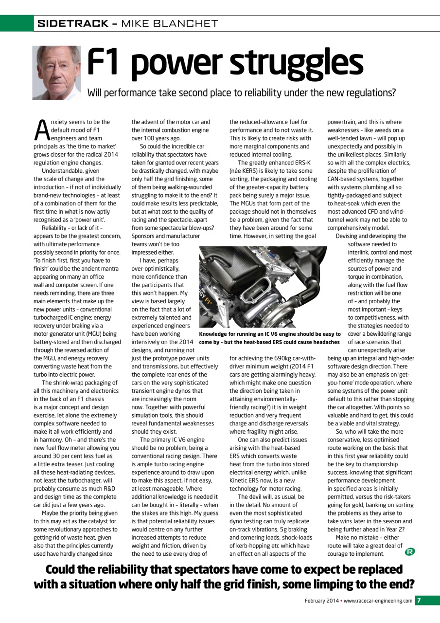 Racecar Engineering Preview Pages