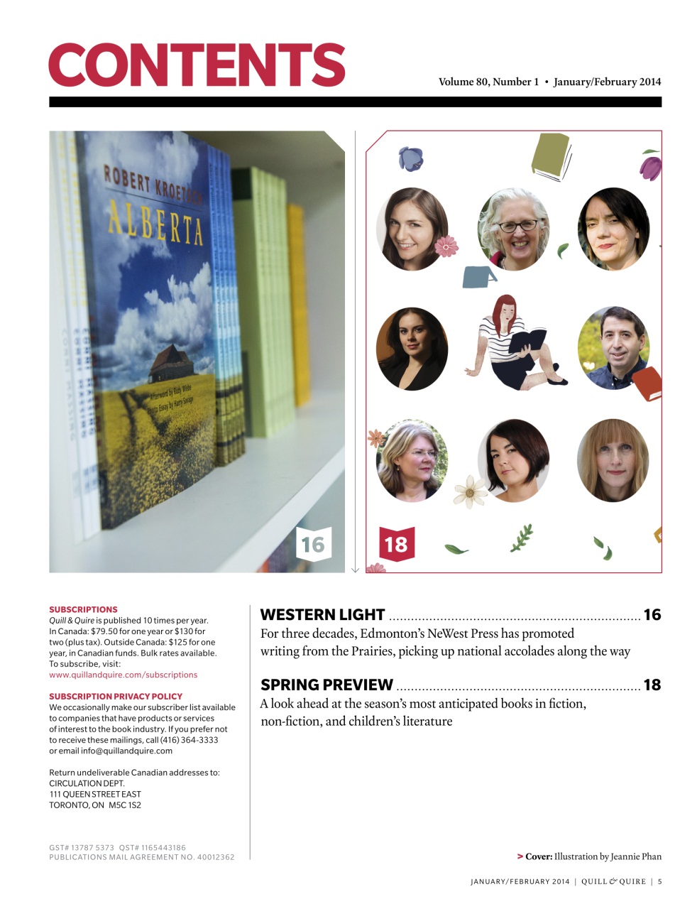 Quill & Quire Preview Pages