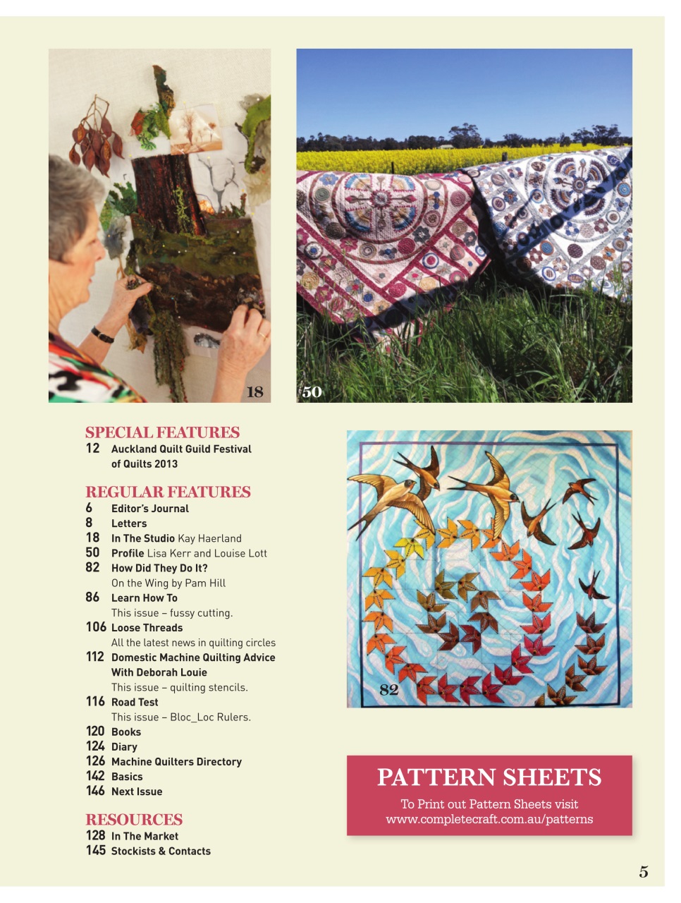 Quilters Companion Preview Pages