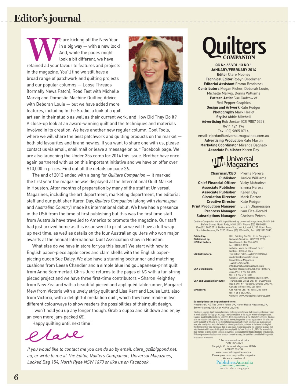 Quilters Companion Preview Pages