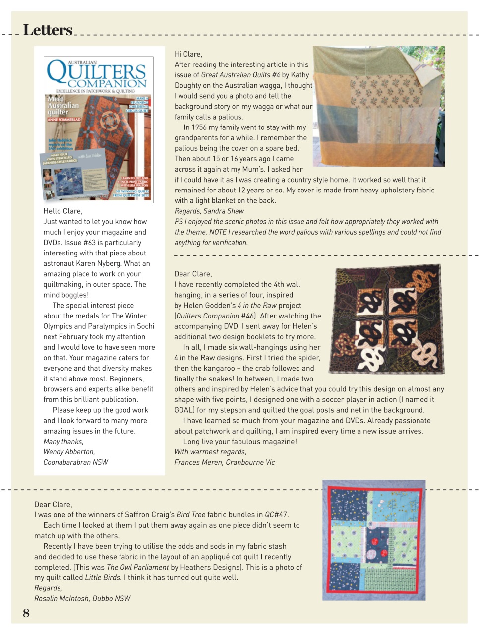 Quilters Companion Preview Pages