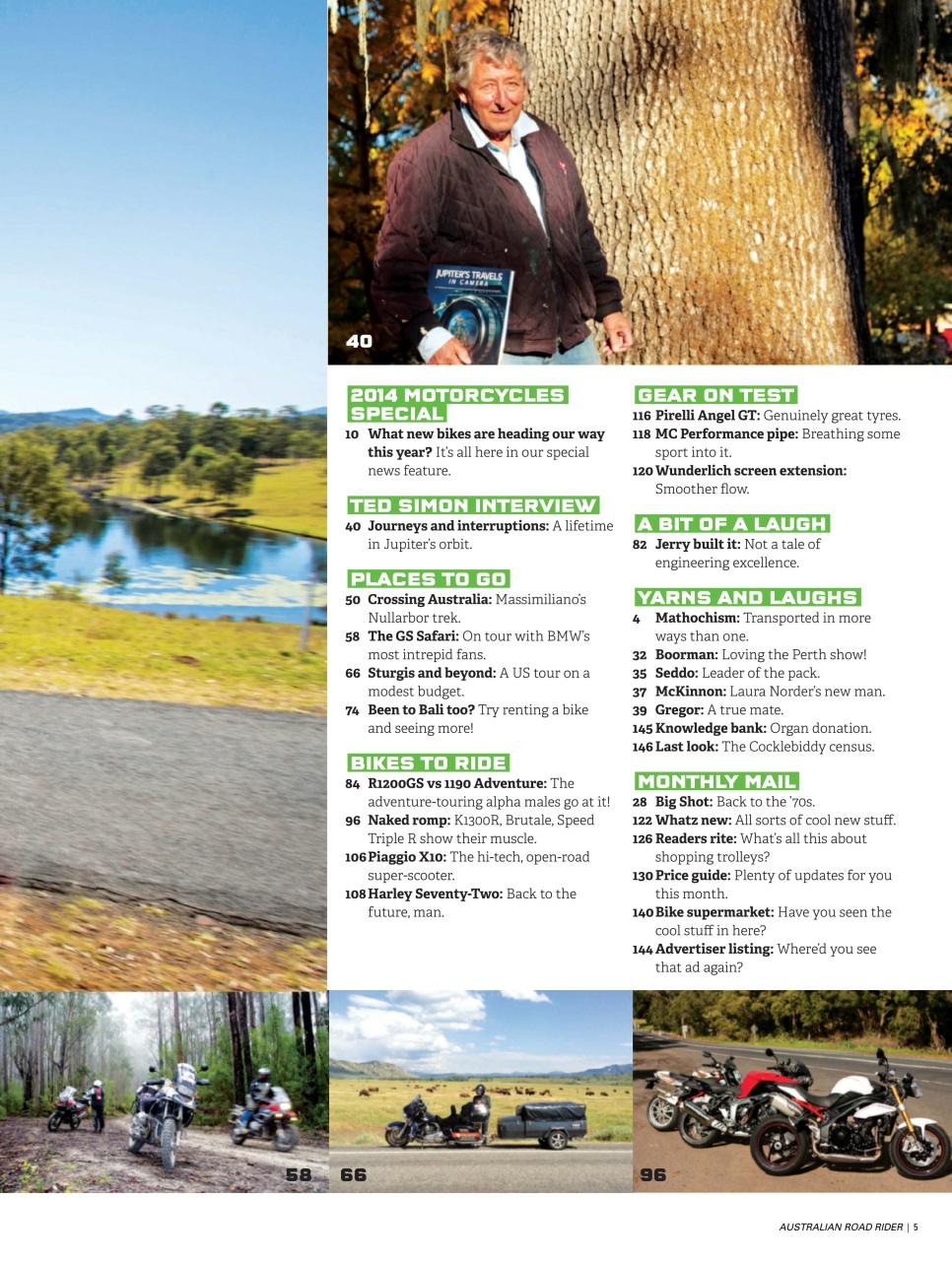 Australian Road Rider Preview Pages