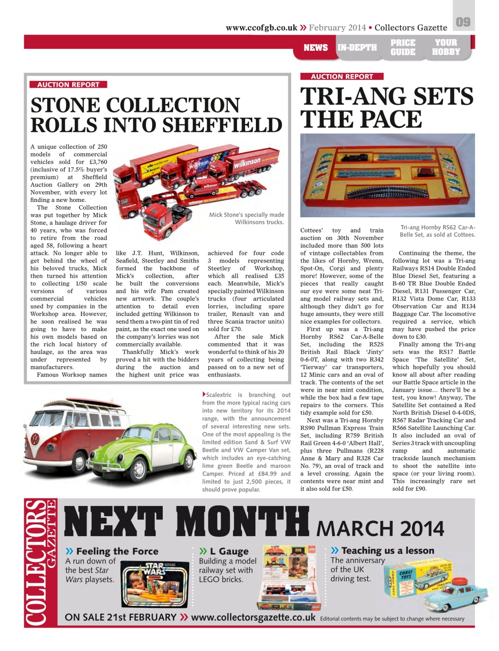 Collectors Gazette Preview Pages