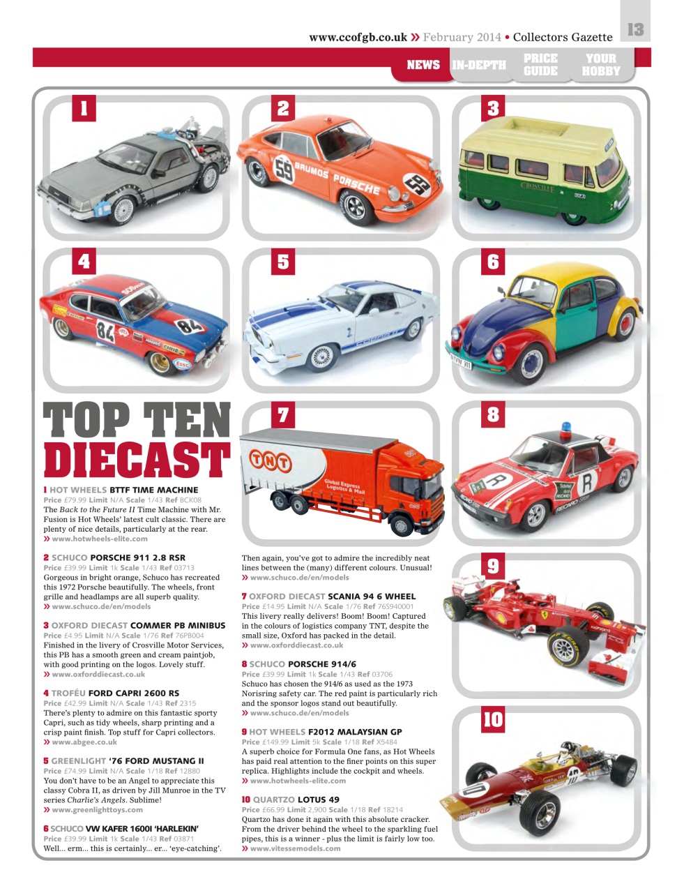 Collectors Gazette Preview Pages