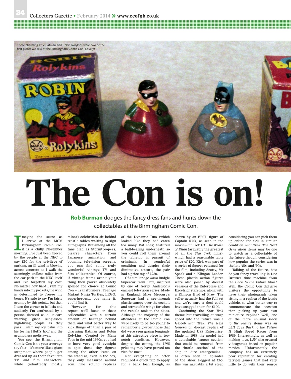Collectors Gazette Preview Pages