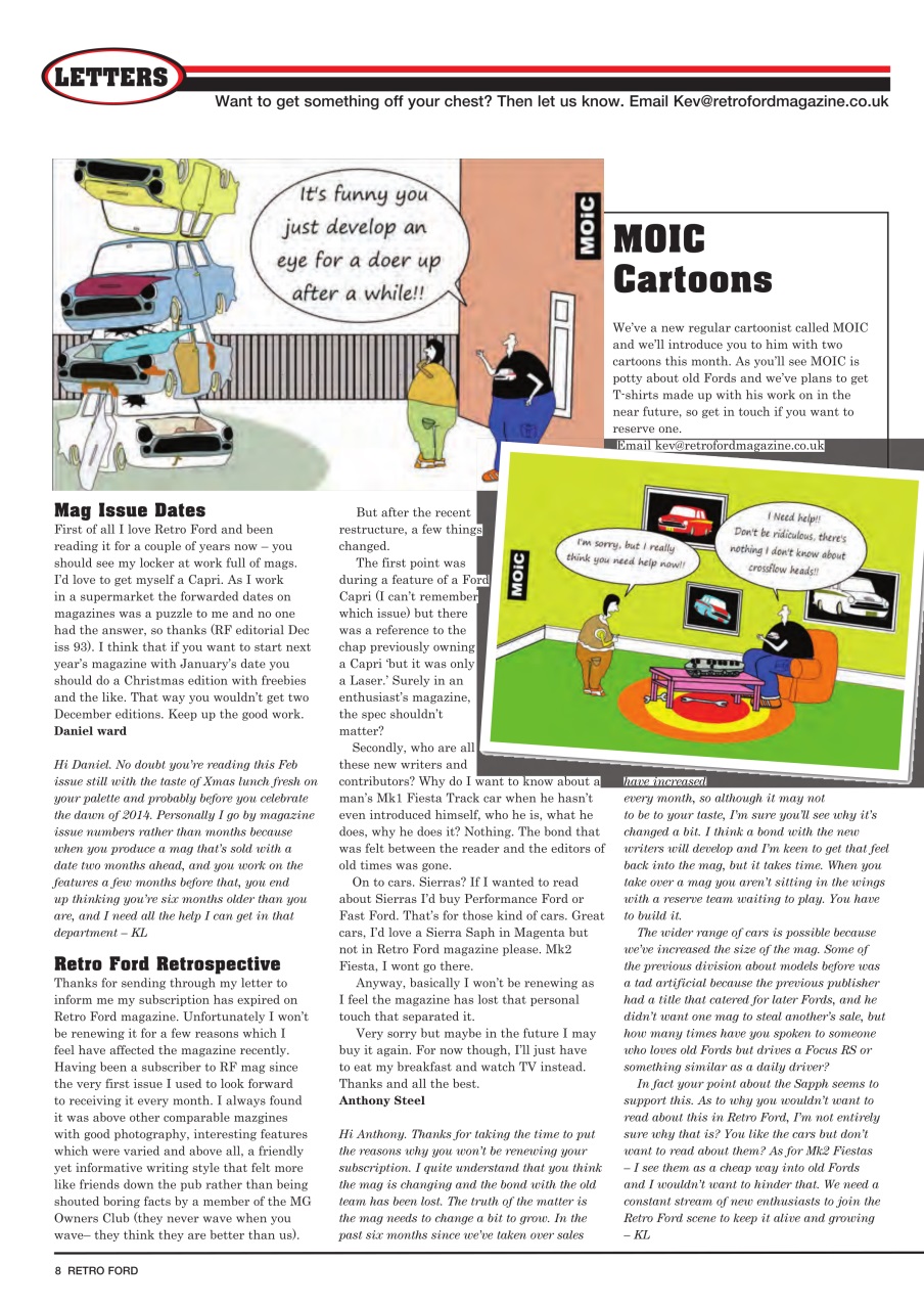 Retro Ford Preview Pages
