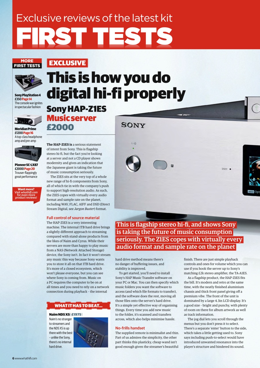 What HiFi Preview Pages