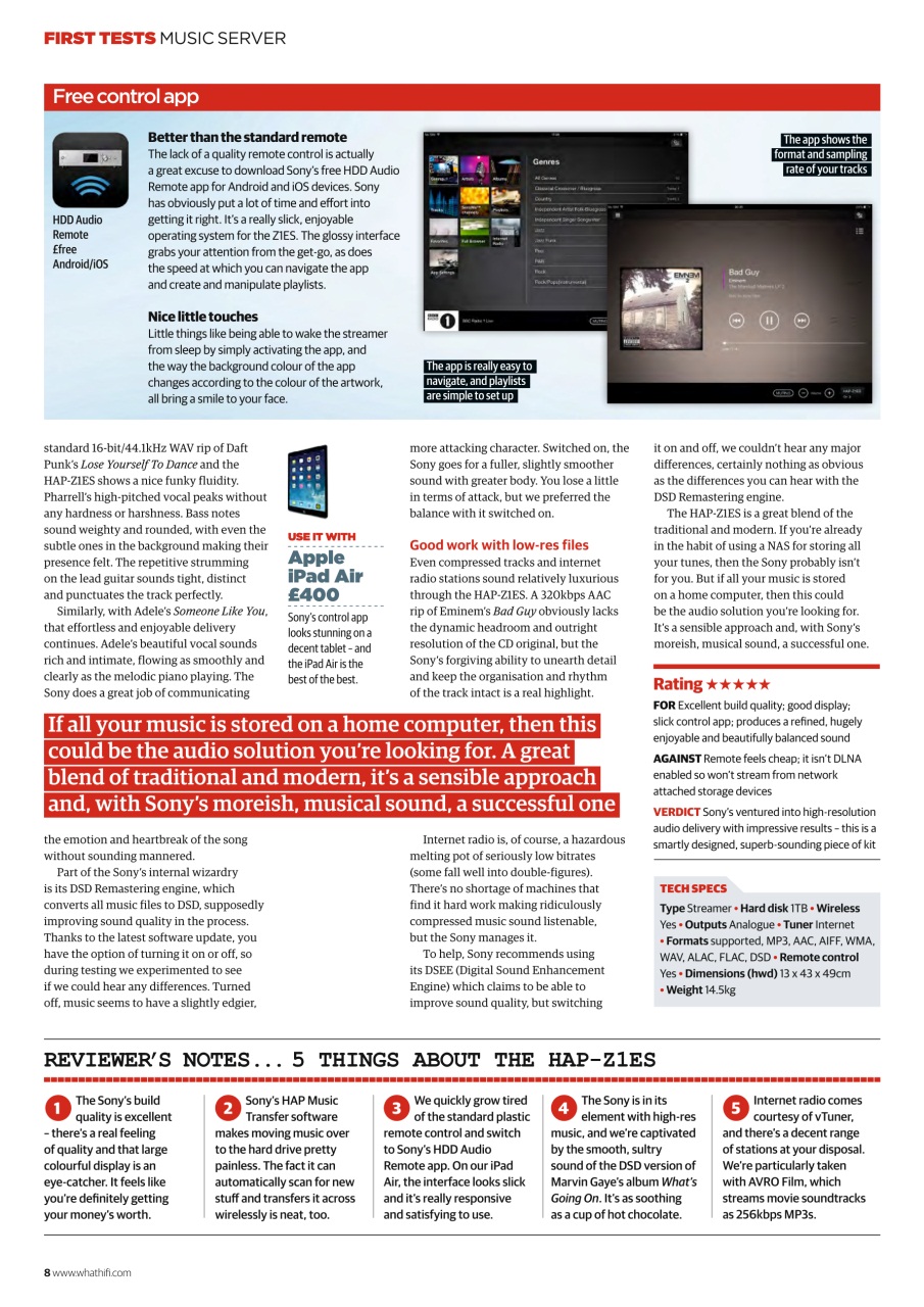 What HiFi Preview Pages