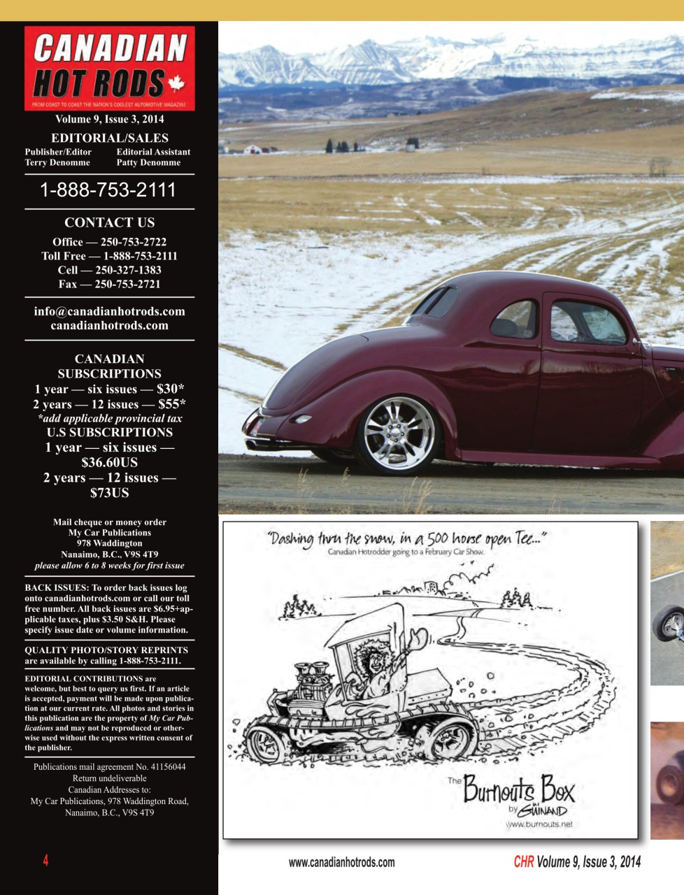 Canadian Hot Rods Preview Pages