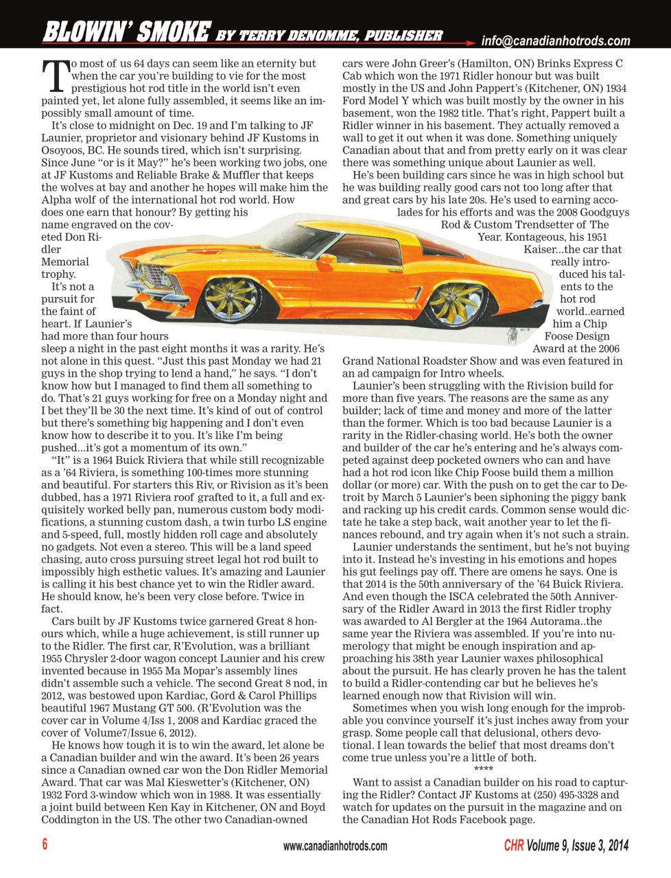 Canadian Hot Rods Preview Pages