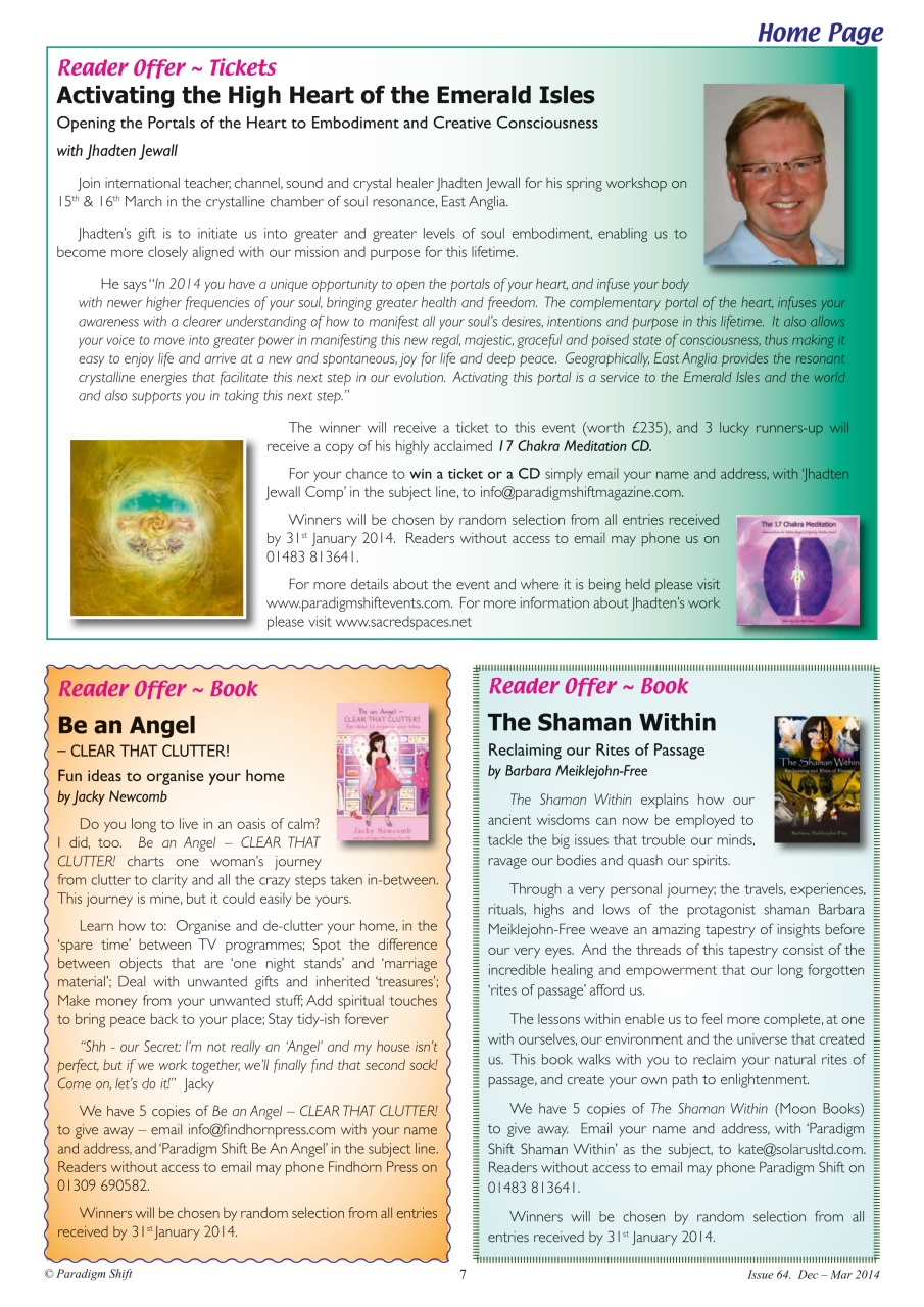 Paradigm Shift Preview Pages