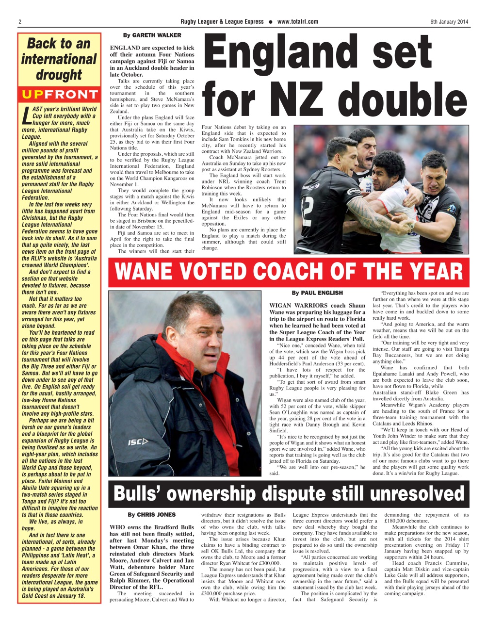 League Express Preview Pages