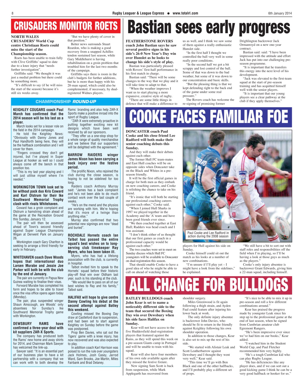 League Express Preview Pages