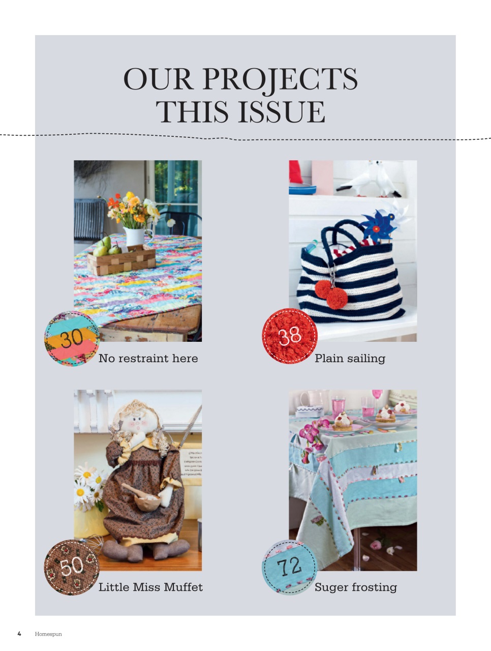 Homespun Preview Pages