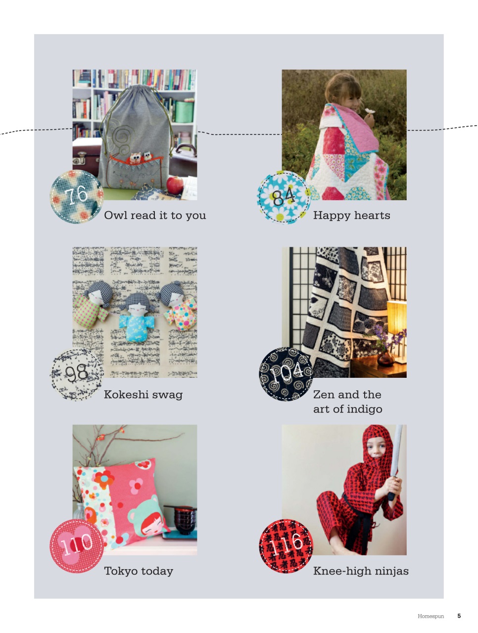 Homespun Preview Pages