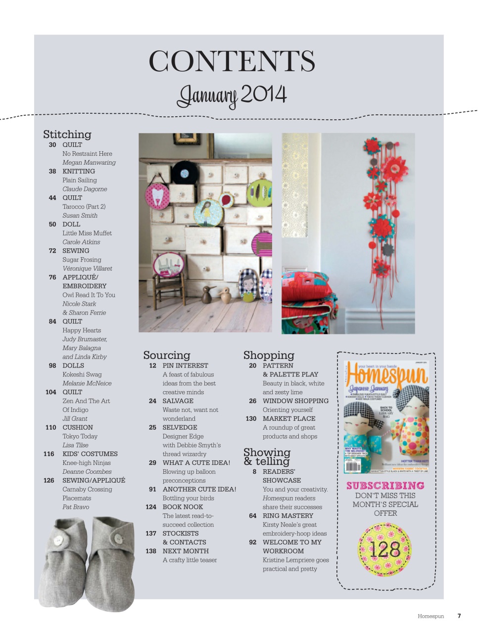 Homespun Preview Pages