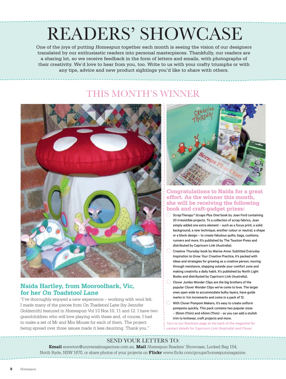 Homespun Preview Pages