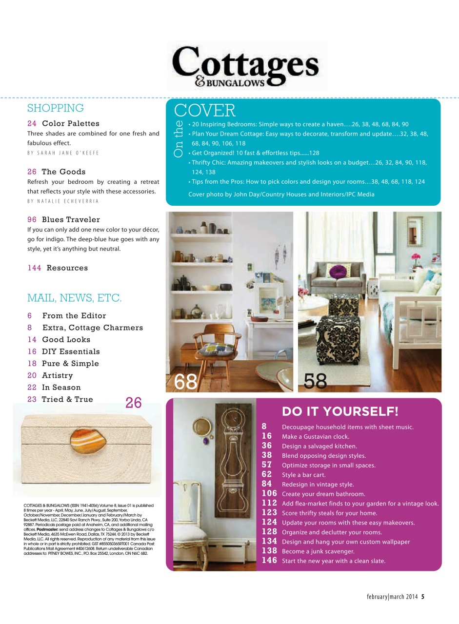 Cottages and Bungalows Preview Pages