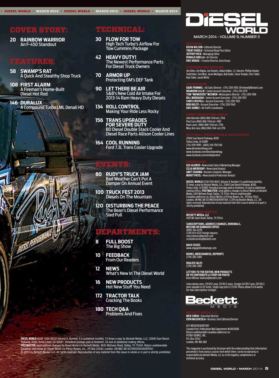 Diesel World Preview Pages