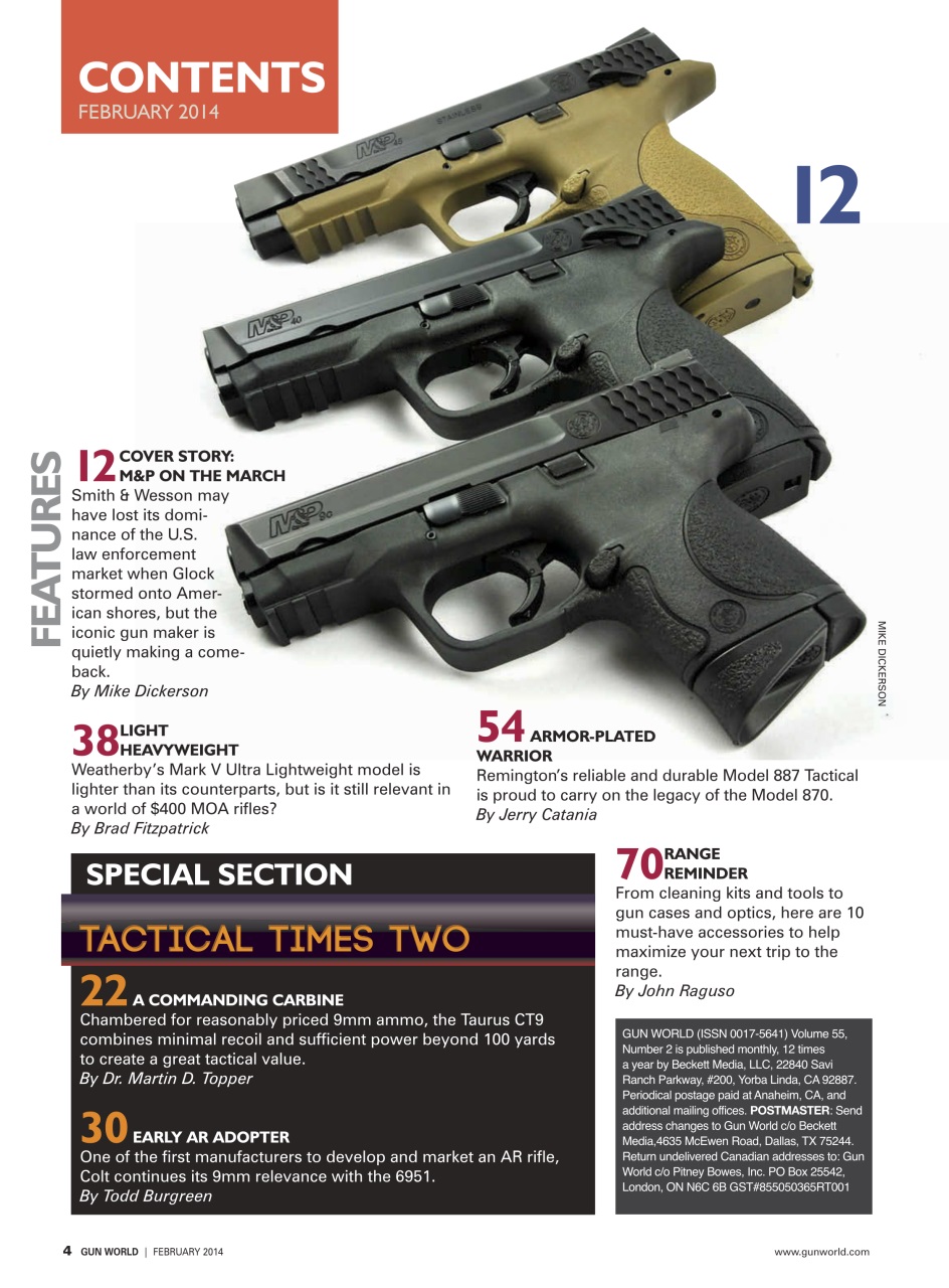 Gun World Preview Pages