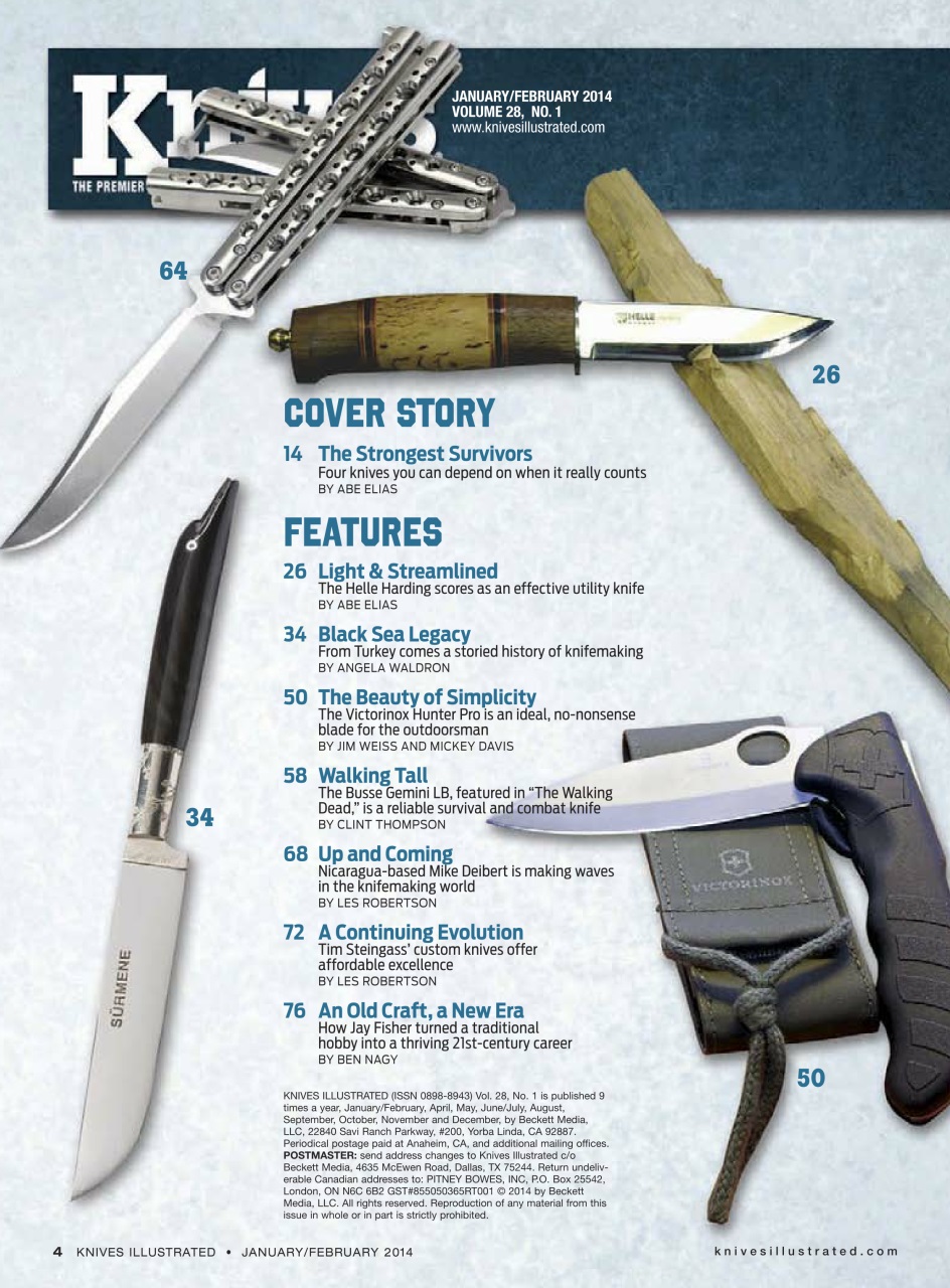 Knives Illustrated Preview Pages