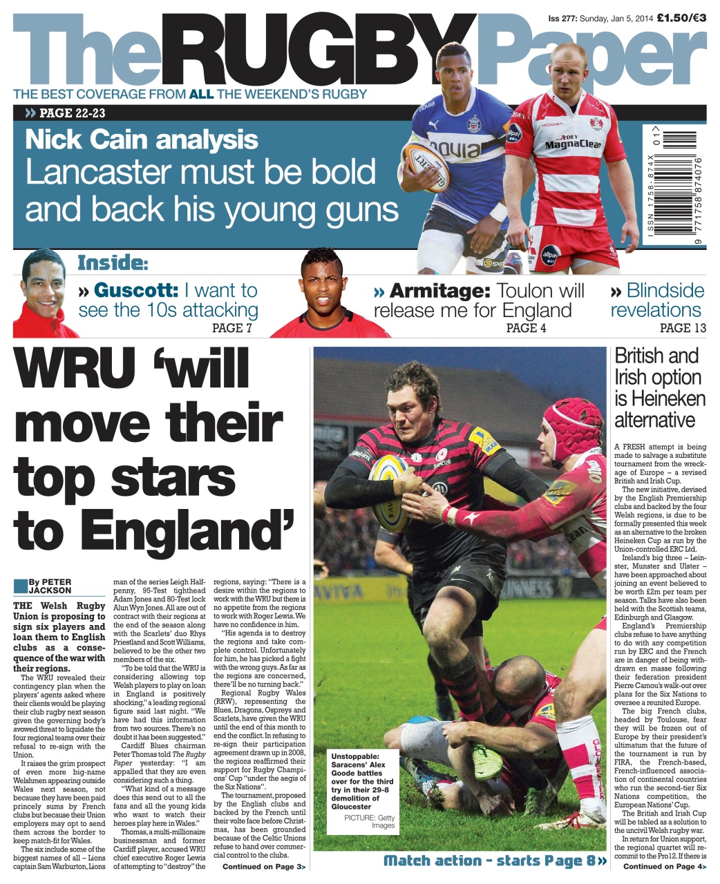 The Rugby Paper Preview Pages
