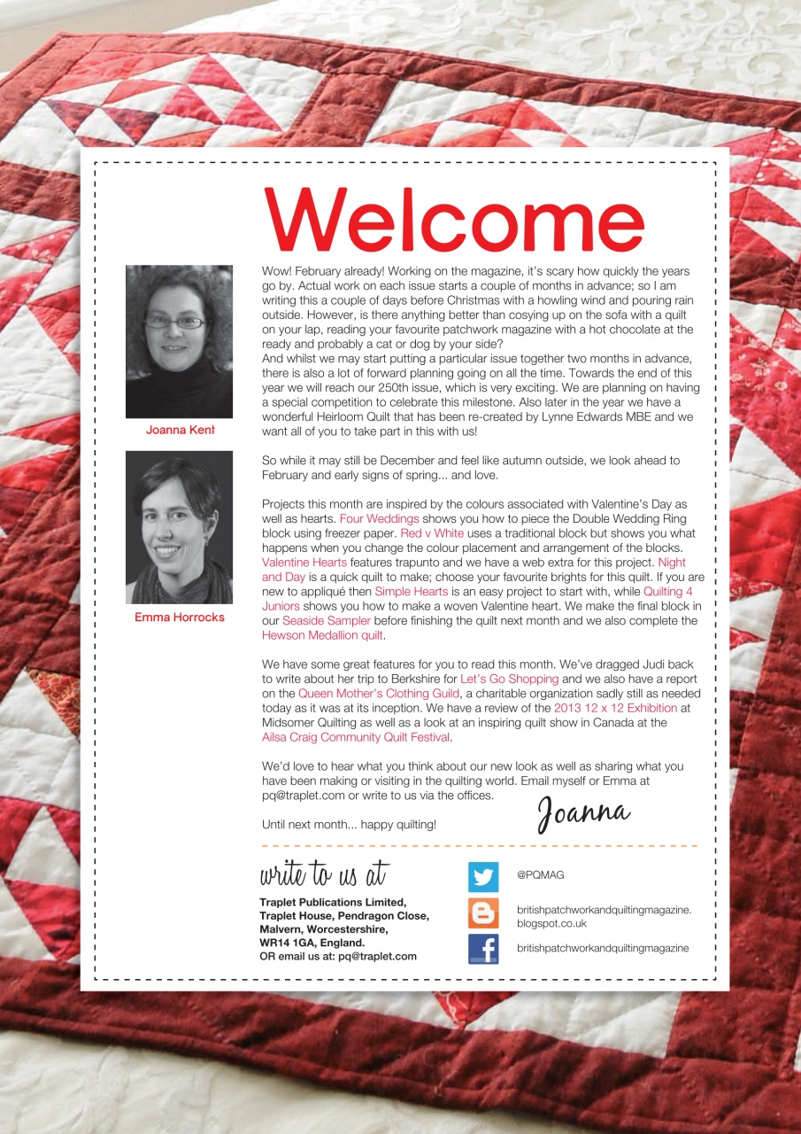 Patchwork and Quilting Preview Pages