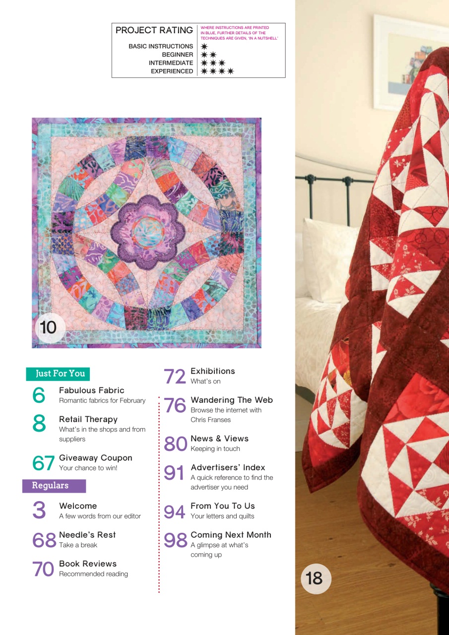 Patchwork and Quilting Preview Pages