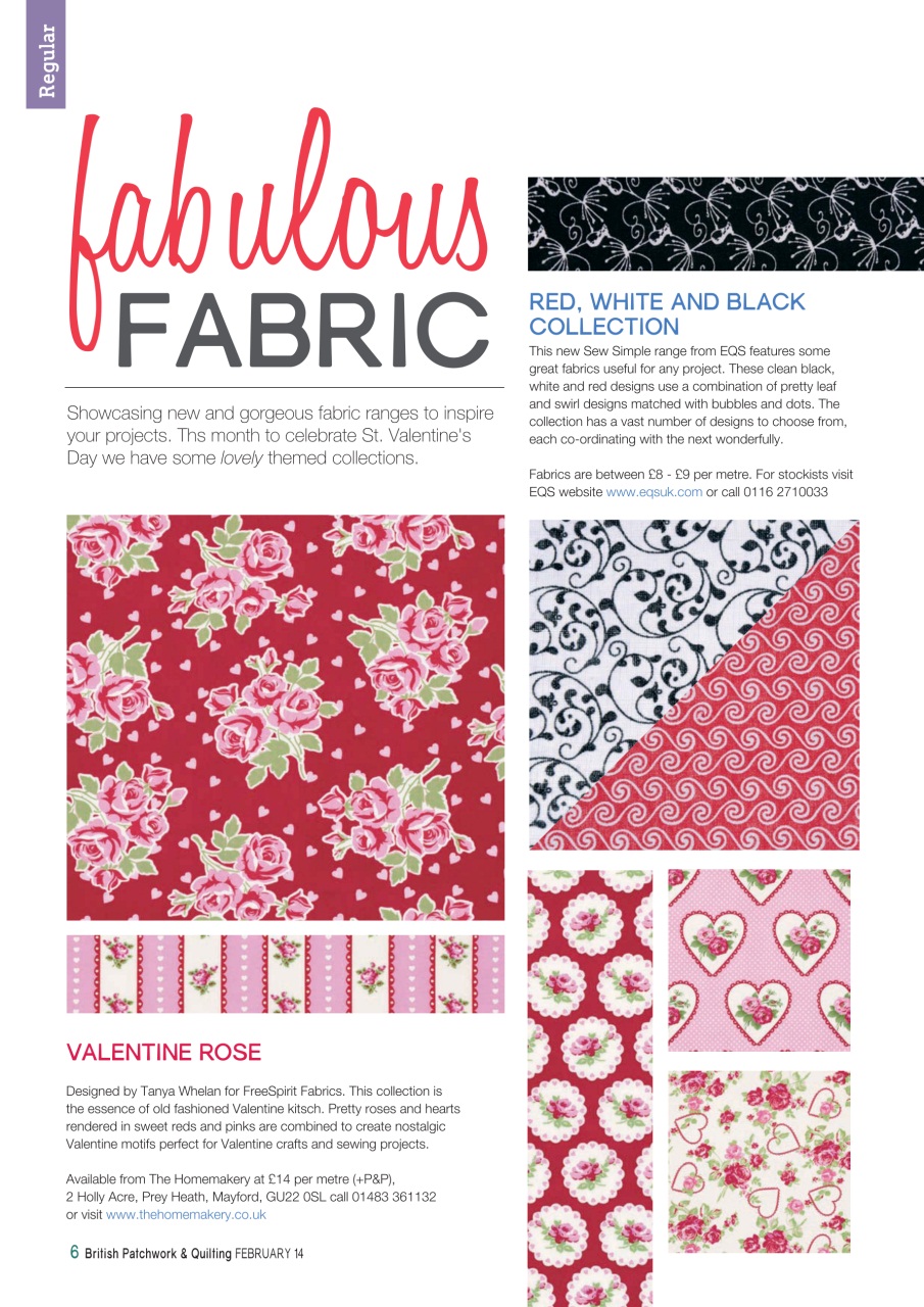 Patchwork and Quilting Preview Pages