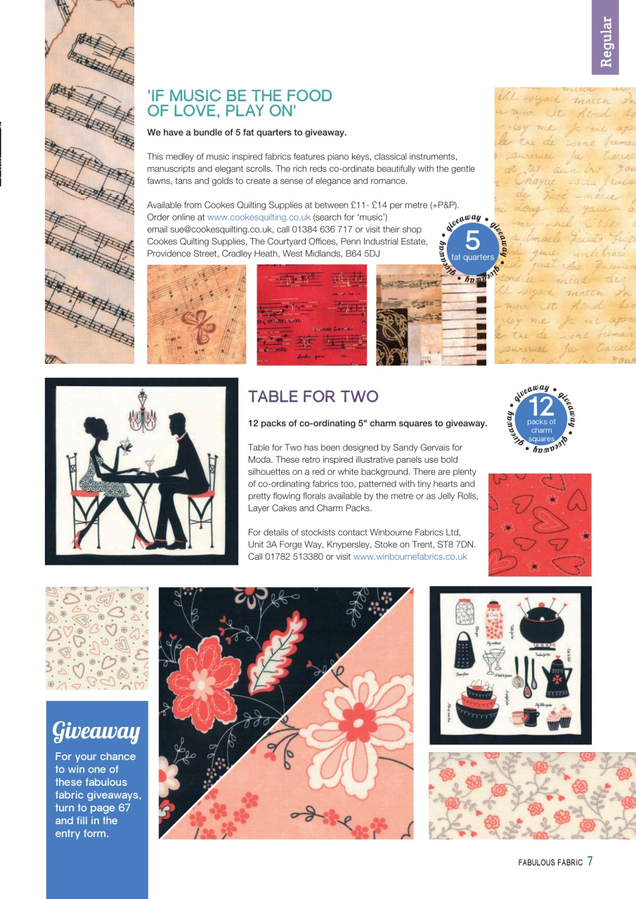 Patchwork and Quilting Preview Pages