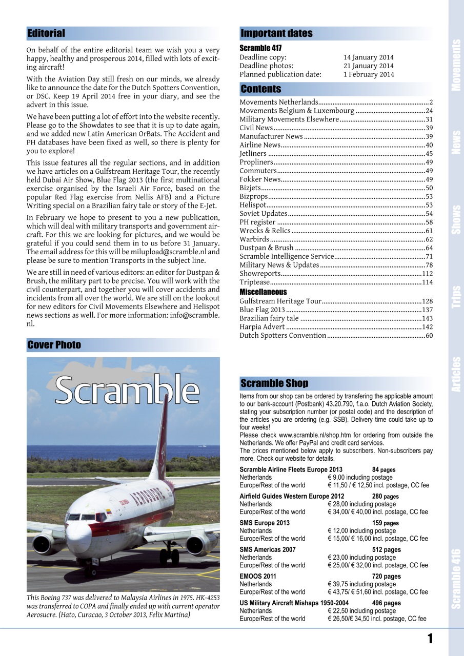 Scramble Magazine Preview Pages