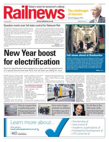 Railnews issue January 2014