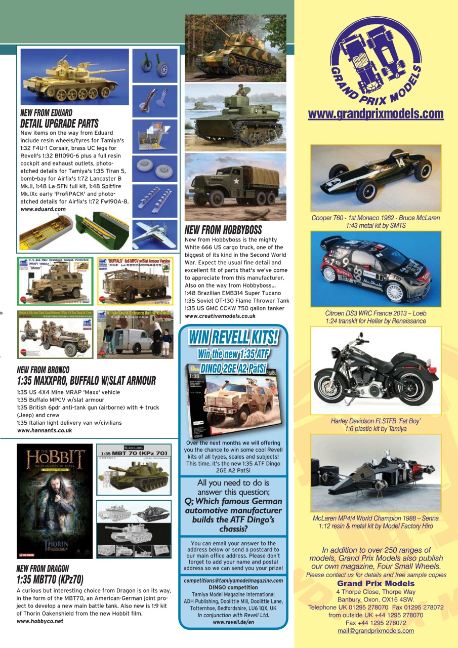 Tamiya Model Magazine Preview Pages