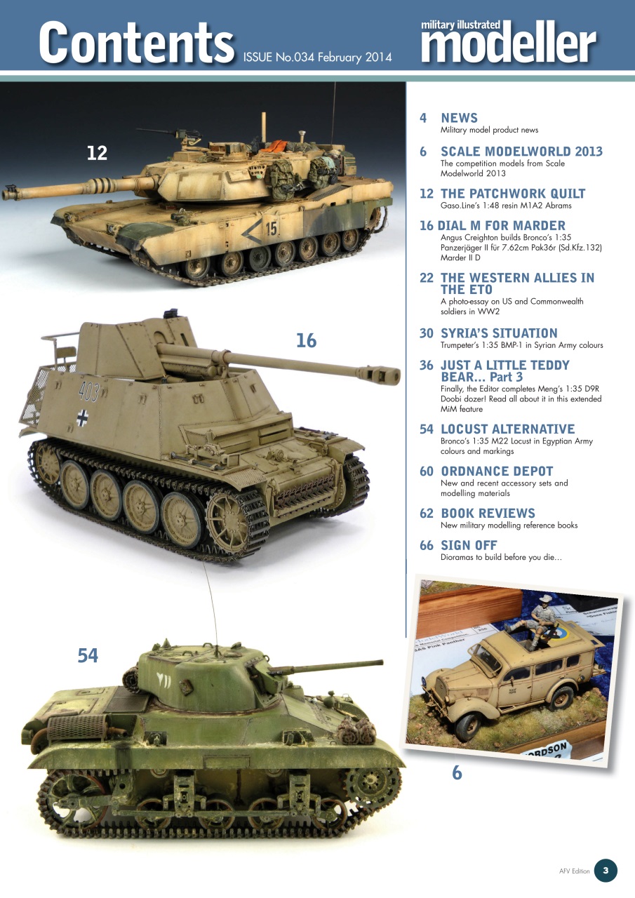 MIM: AFV Edition Preview Pages