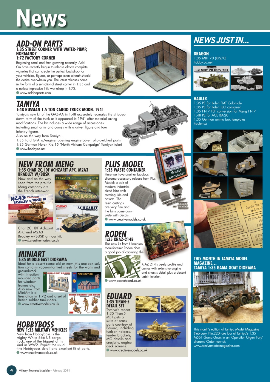 MIM: AFV Edition Preview Pages