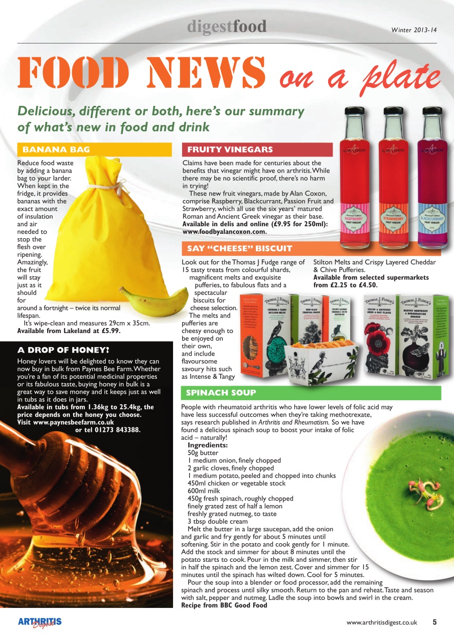 Arthritis Digest Preview Pages