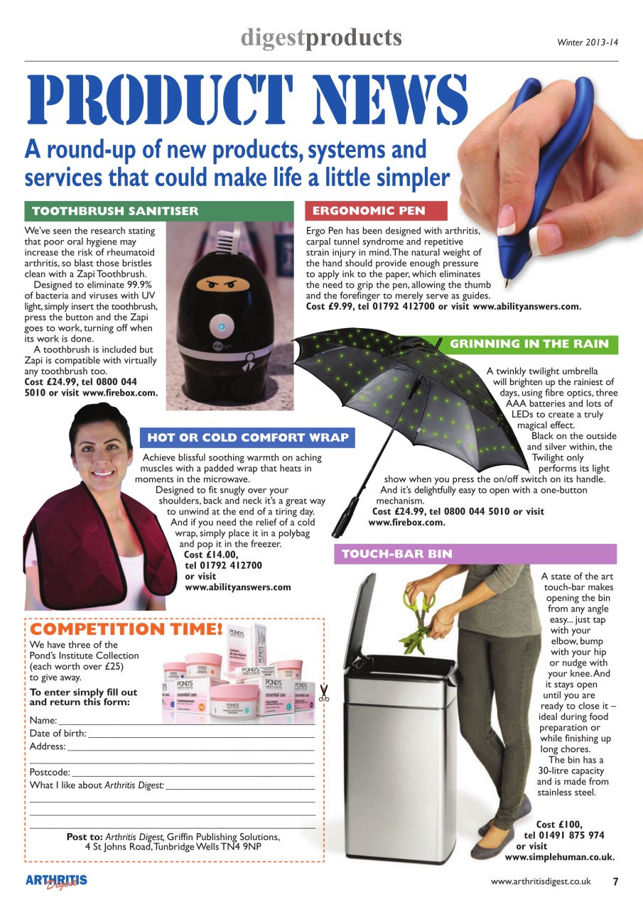 Arthritis Digest Preview Pages