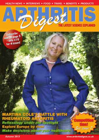 Arthritis Digest issue Autumn 2013