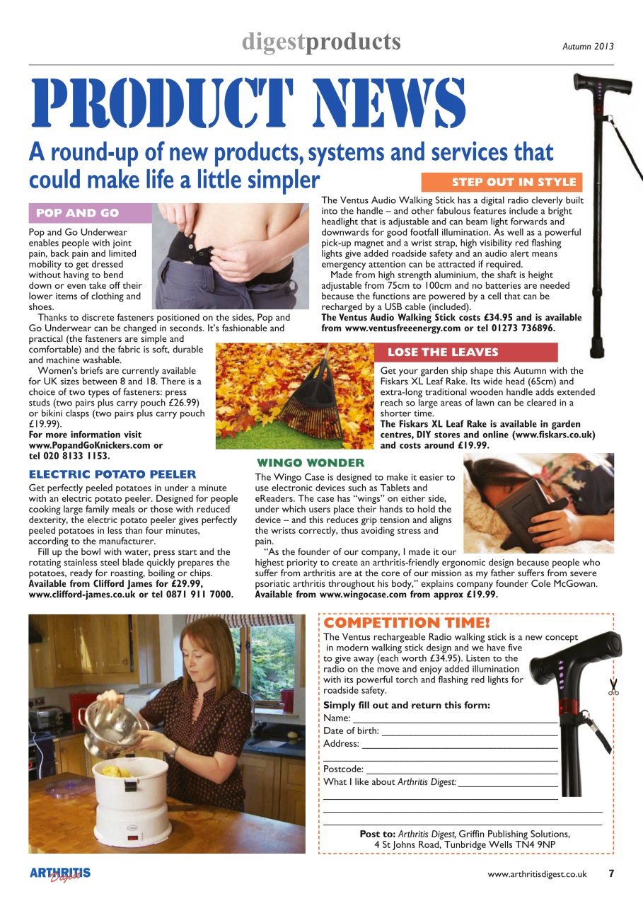 Arthritis Digest Preview Pages