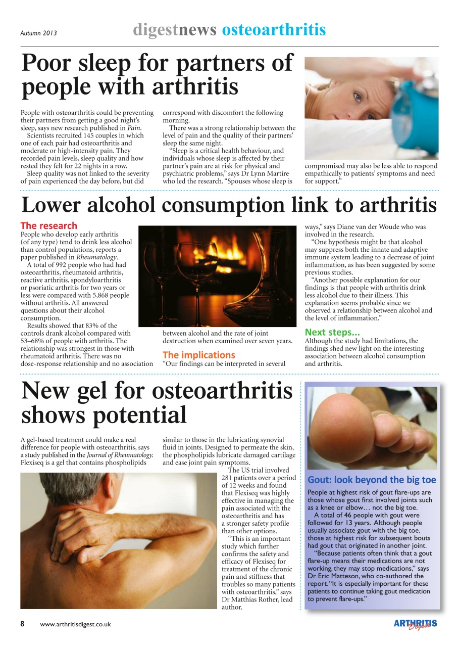 Arthritis Digest Preview Pages