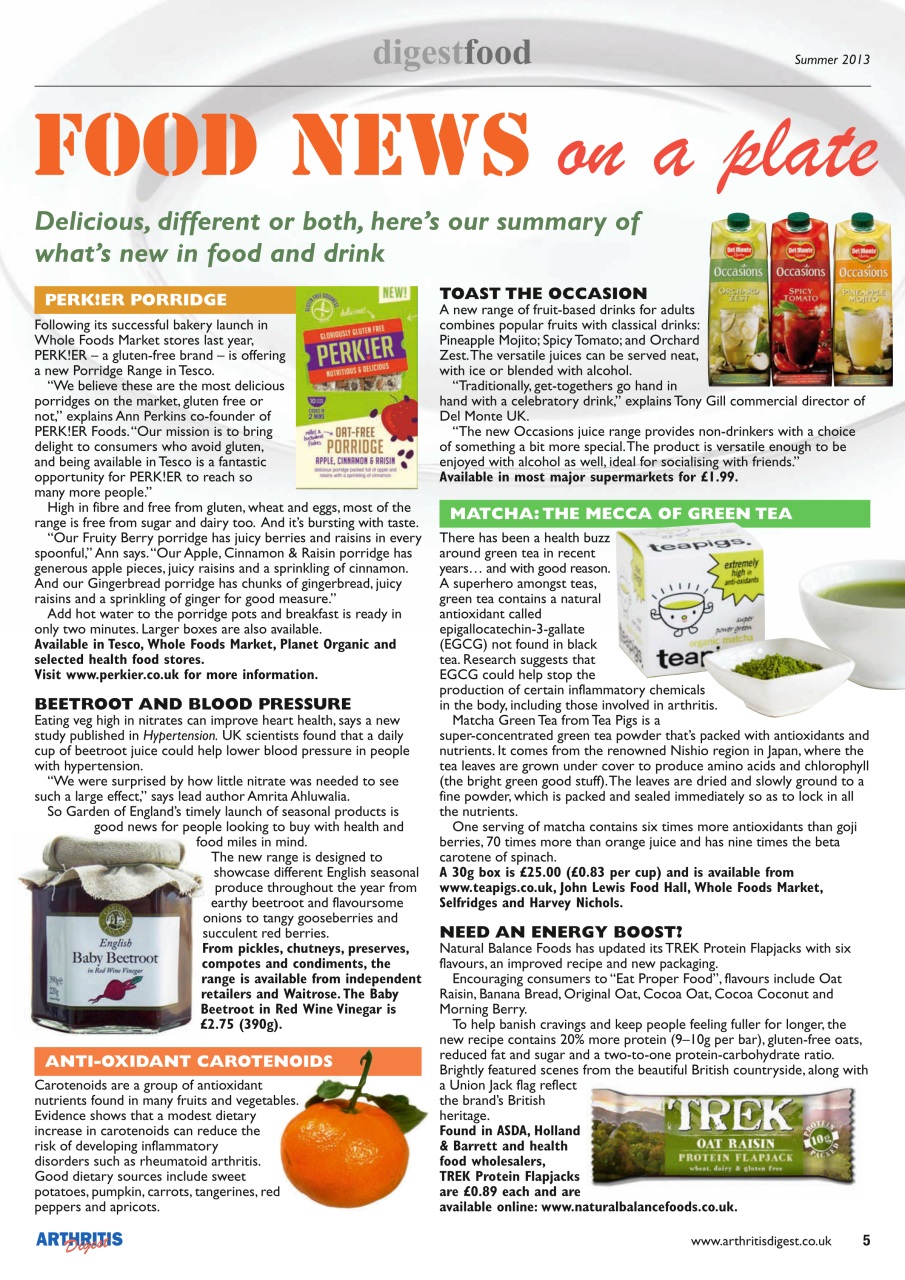 Arthritis Digest Preview Pages