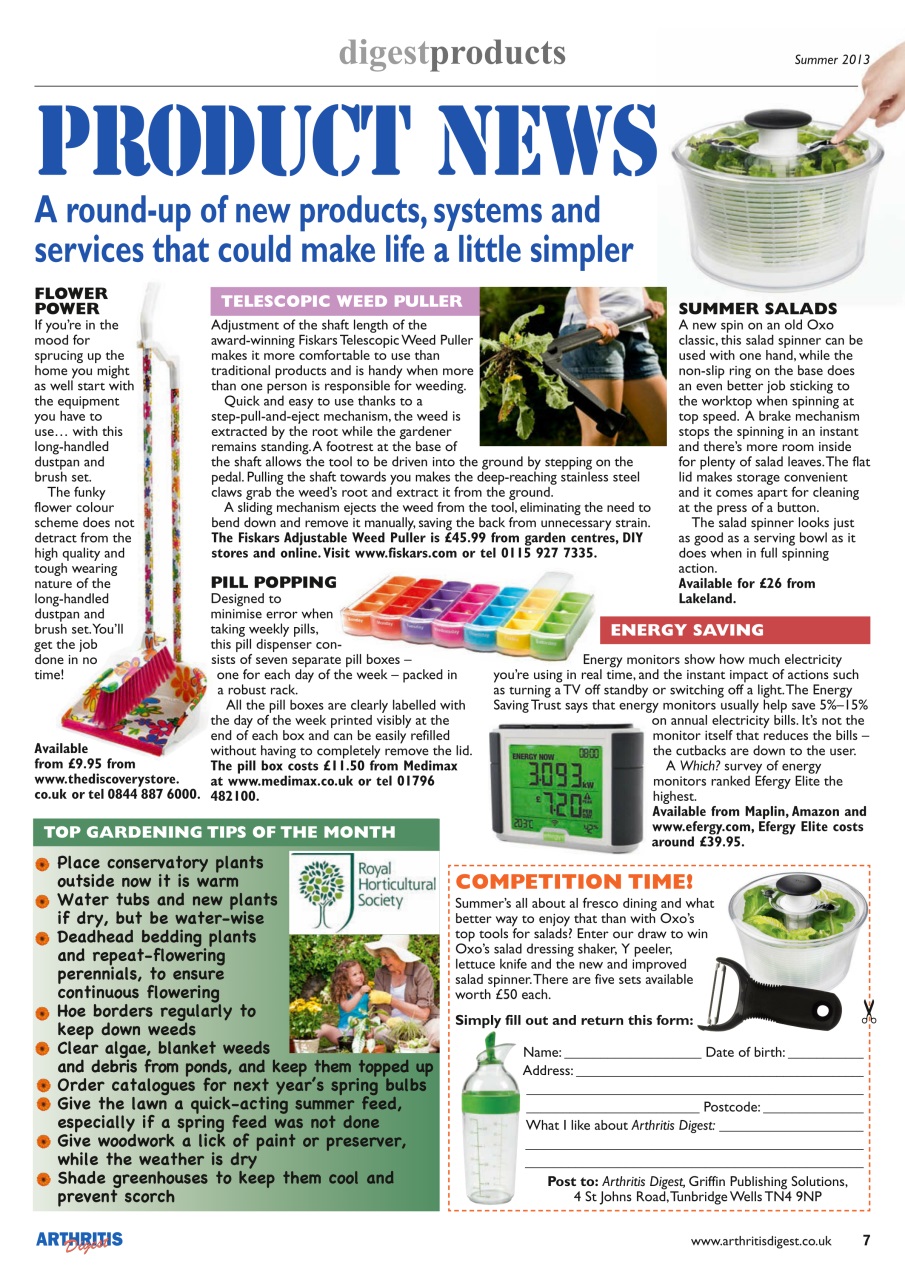 Arthritis Digest Preview Pages