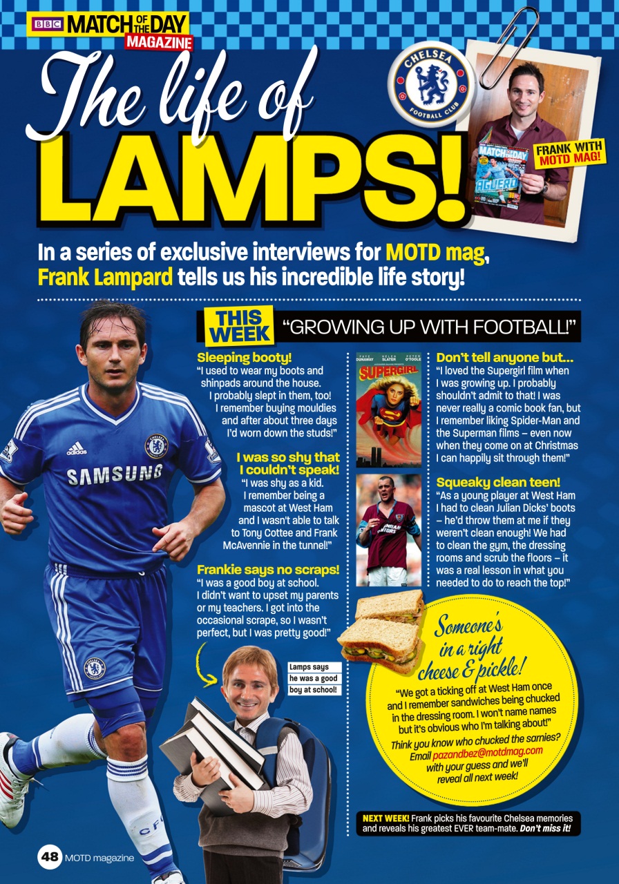 Match of the Day Preview Pages