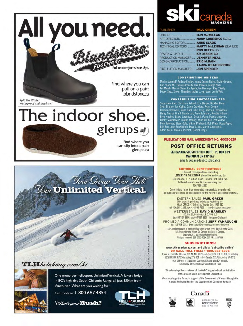 Ski Canada Preview Pages