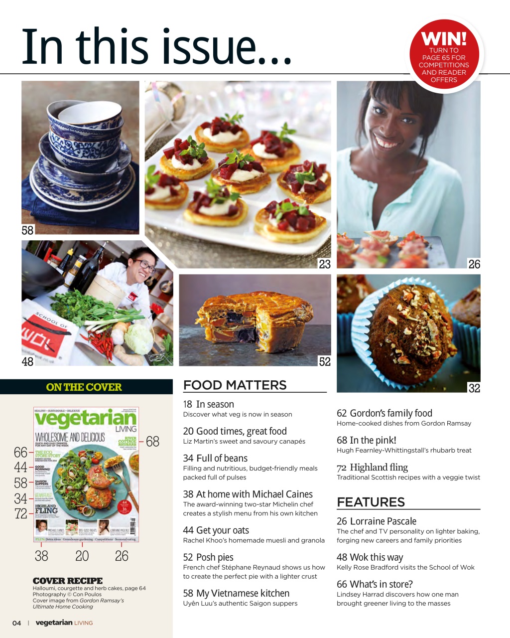 Vegetarian Living Preview Pages