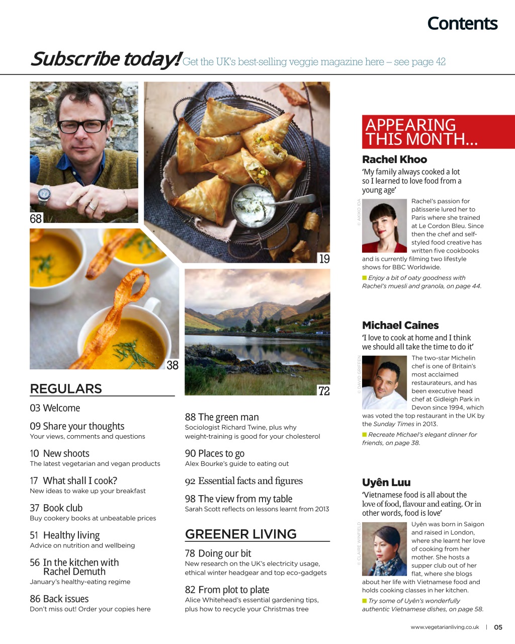 Vegetarian Living Preview Pages