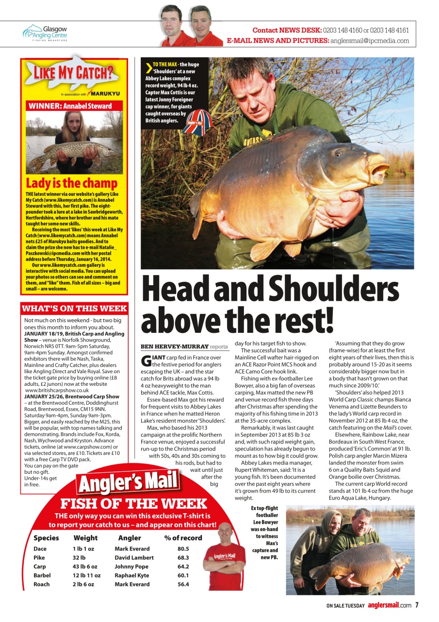 Anglers Mail Preview Pages