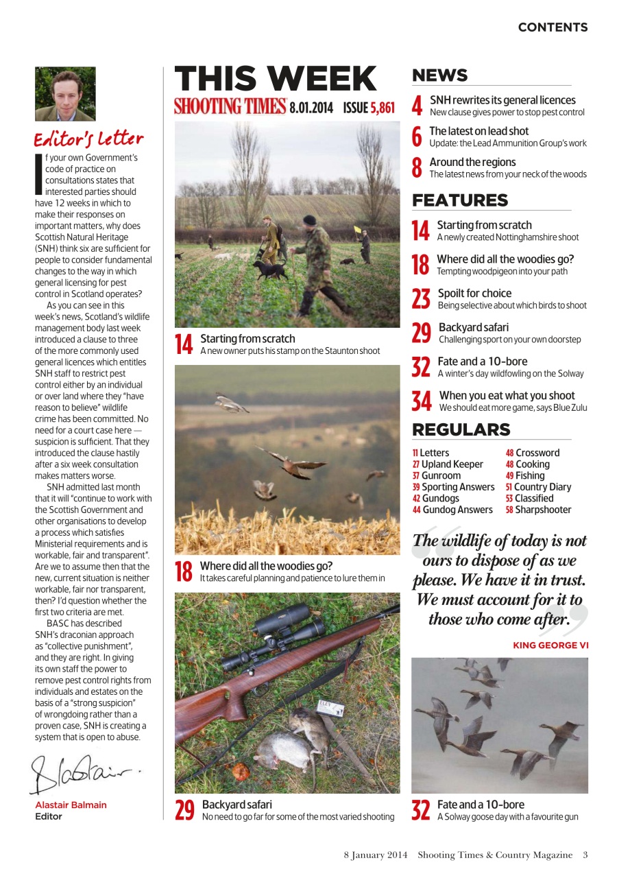 Shooting Times & Country Preview Pages