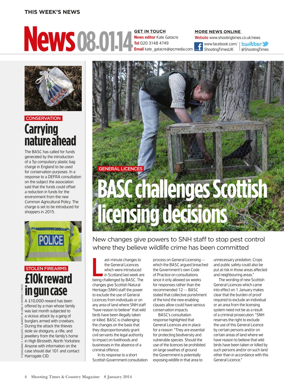 Shooting Times & Country Preview Pages